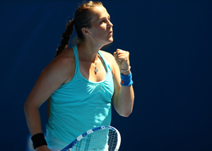 Pavlyuchenkova ousts Sharapova, takes Russia to win